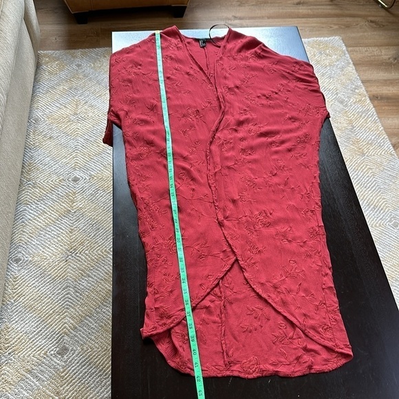 Long kimono with embroidered detail SZ S - Picture 6 of 6